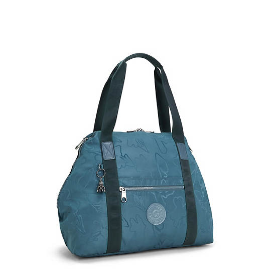 Kipling Art Medium Mode Tote Tassen Donkerblauw Grijs | België 1450RV